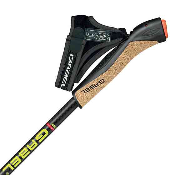 Палки для скандинавской ходьбы Gabel FX-75 Snake Carbon 135 Dual Spike (7008351011350) Вінниця