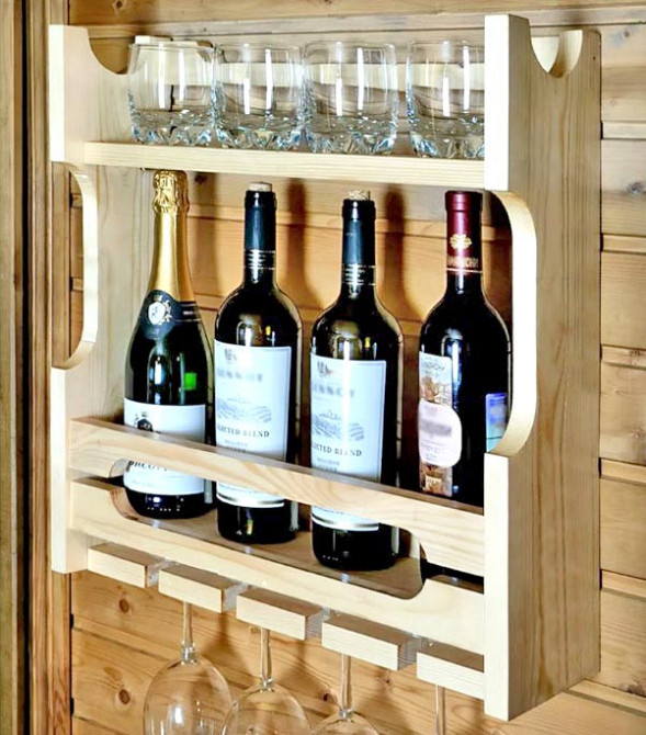 Настінна винна полиця "Фудамото 50" бланже Миколаїв - фото 1