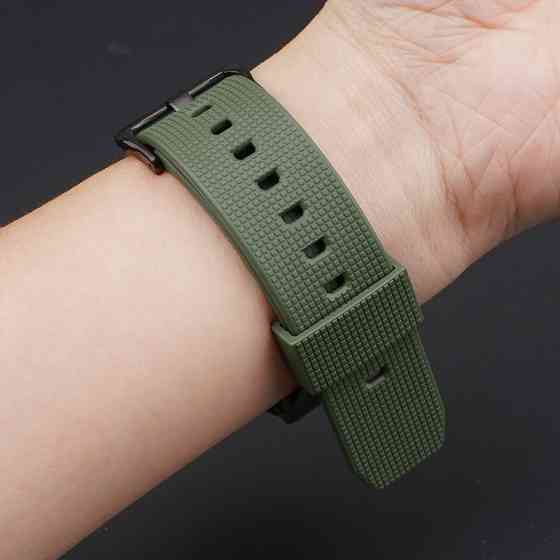 Ремінець для Casio G-Shock GM-2100 GA2100/2110 Army Green Silver SBR Київ