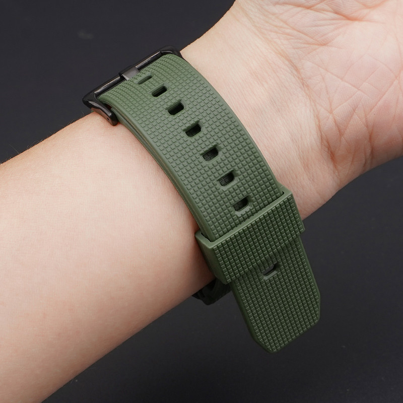 Ремешок для Casio G-Shock GM-2100 GA2100/2110 Army Green Silver SBR Киев - изображение 5