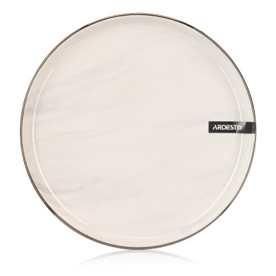 Тарілка Ardesto Marmo Бежева 19 см Десертна (AR2919MRB) Вінниця - фото 5