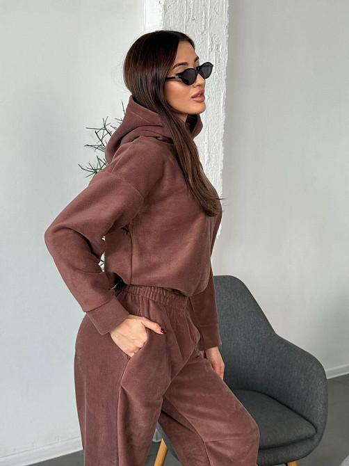 Флісовий жіночий костюм із капюшоном Моко 42/46 Харків - фото 4