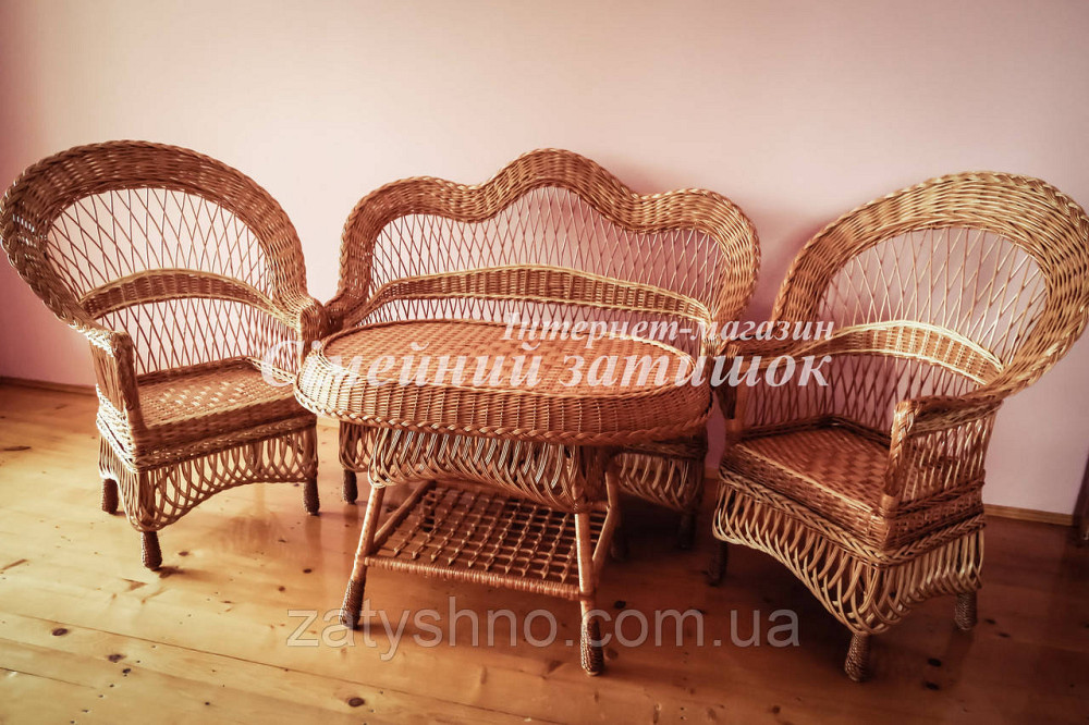 Плетеная мебель из лозы для дачи Киев - изображение 3