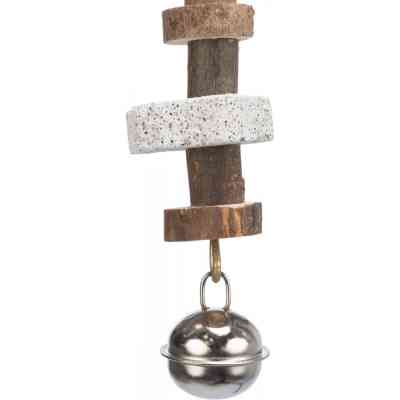 Игрушка для птиц Trixie подвесная с вулканическим камнем 16 см (4011905589510) Винница