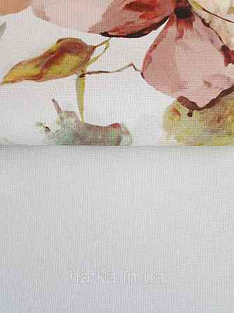 Обои винил на флизелине Rasch Florentine 1.06х10 однотонные мелкая полоска под ткань матовые белые молочные Киев