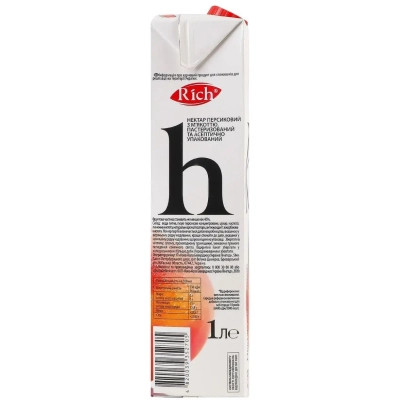 Сік Rich Персиковий нектар з м'якоттю 1 л (4820039352705) Вінниця - фото 3