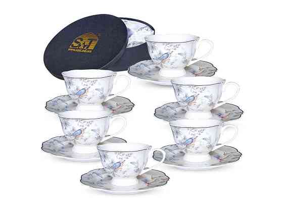 Сервиз кофейный Dayton Blue 12пр. 80мл 1994-00 ТМ SNT Solmir Киев