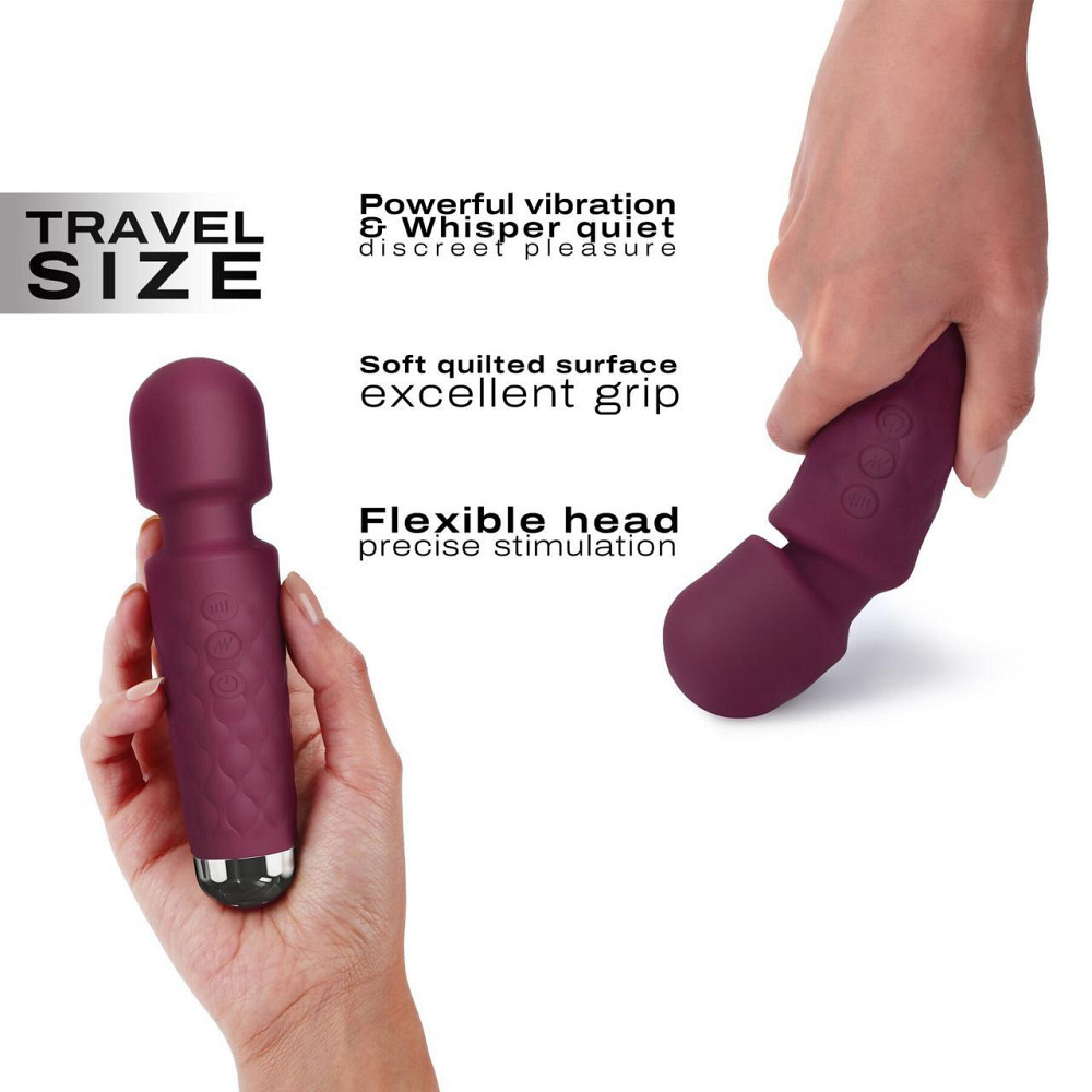 Минивибромассажер Dorcel Wand Mini Wanderful Plum Sex Aura Киев - изображение 3