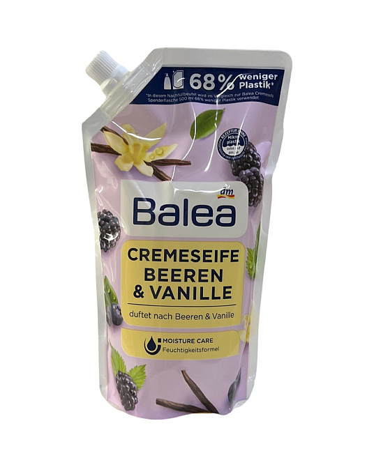 Рідке мило Ягоди & Ваніль Запаска Balea, 500 ml (Германия) Виноградів - фото 2