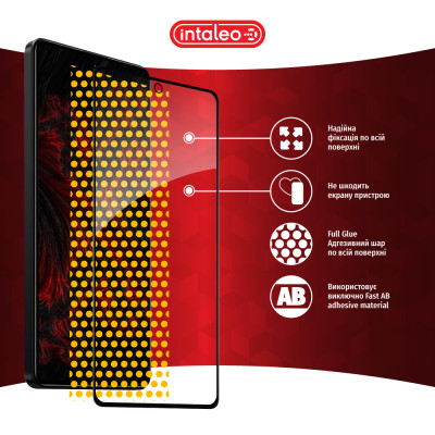 Скло захисне Intaleo Full Glue Xiaomi Poco X5 Pro Black (1283126567438) Вінниця - фото 7
