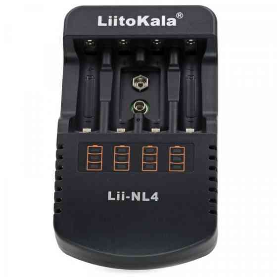 Зарядний пристрій LiitoKala Lii-NL4, 4x(NiMH/NiCd) + 1*9V(крона) (Lii-NL4) Киев