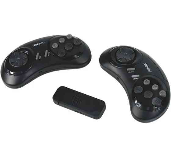 Приставка ігрова з бездротовими джойстиками Game Controller SG800, чорна Вінниця