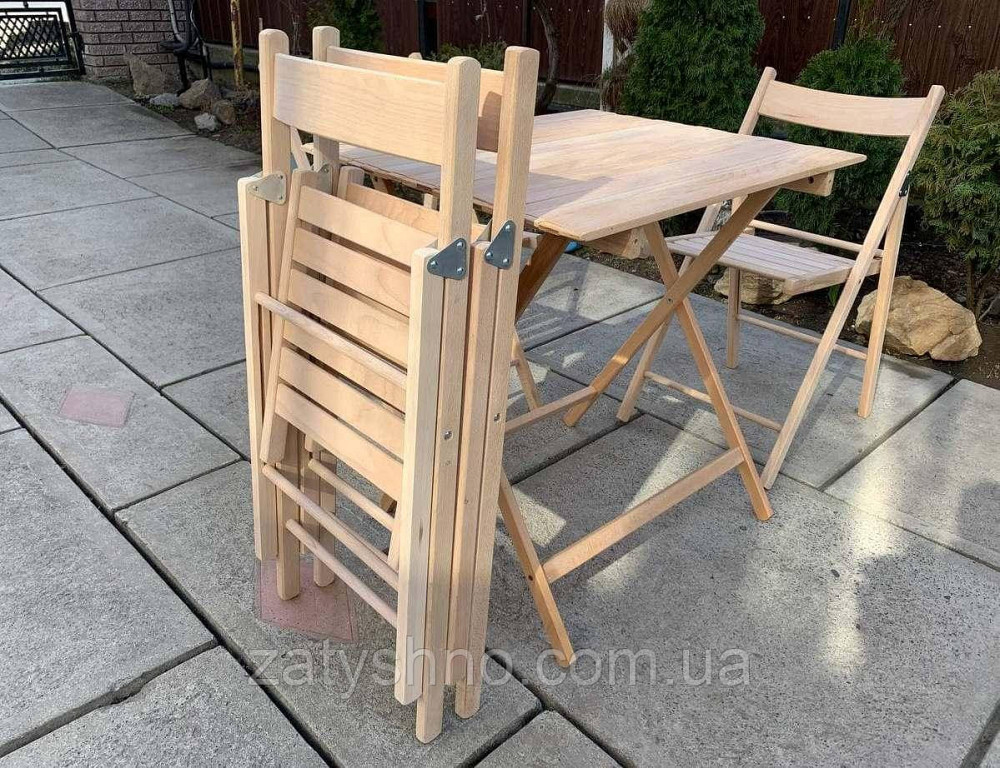 Набор складной мебели из бука Киев - изображение 6