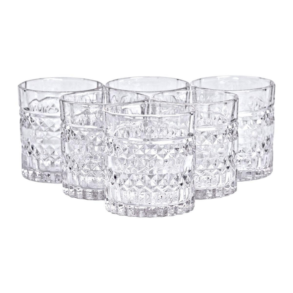 Стаканы стеклянные 220 мл набор стаканов 6 шт для напитков, лимонада, коктейлей HP-YH-34 Киев - изображение 1