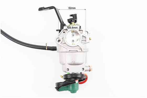 Карбюратор з електроклапаном D-26,80mm 182F/188F/190F під механічну заслінку Київ