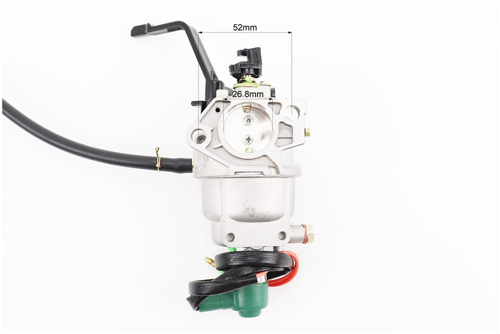 Карбюратор з електроклапаном D-26,80mm 182F/188F/190F під механічну заслінку Київ - фото 3
