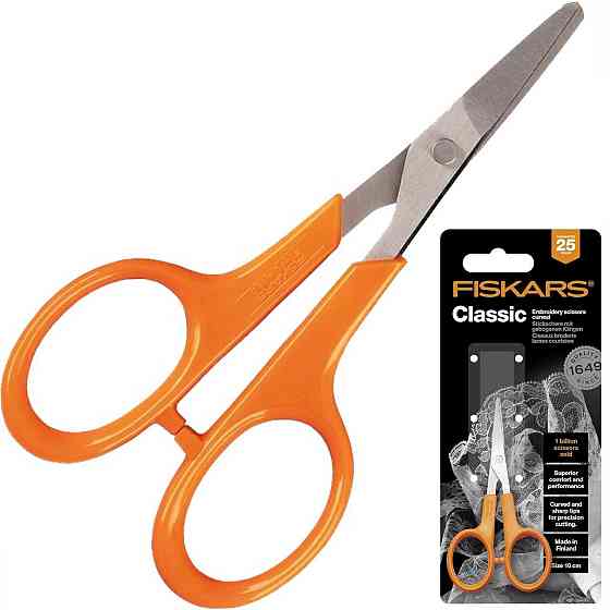 Класичні Ножиці манікюрні 9.5 см Fiskars "Classic" (1003028) Нержавіюча сталь Нововолинськ