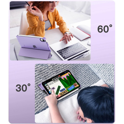 Чехол для планшета BeCover Tri Fold Hard BeCover Apple iPad Mini 7 2024 Purple (712455) Винница - изображение 8