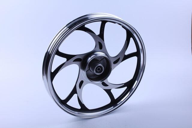 Диск задний литой 17*1,6 (барабанный тормоз, усиленный) 3,5kg на мопед Альфа Мукачево - изображение 2