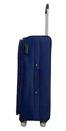 Чемодан тканевый MADISSON 35703 большой 76 см синий 4 колеса Киев