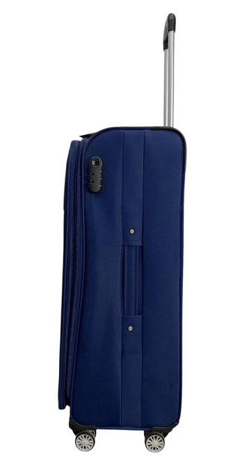 Чемодан тканевый MADISSON 35703 большой 76 см синий 4 колеса Киев - изображение 3