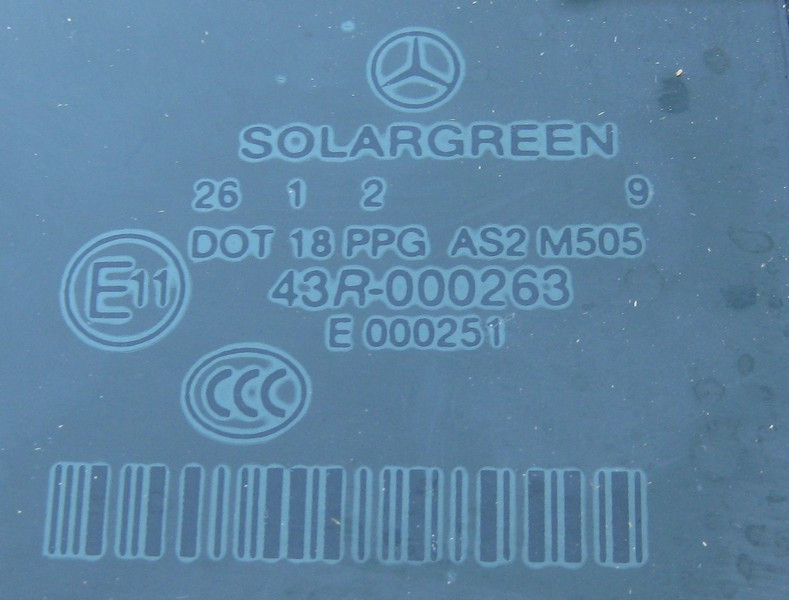 Mercedes-Benz  A2217300220 43R-000263 Глуха кватирка задніх правих дверей S-Class W221 Одеса - фото 2