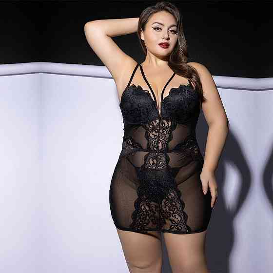 Платье JSY P61150 Black Plus Size Sex Aura Киев