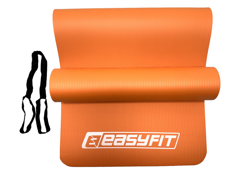 EasyFit Килимок для фітнесу та йоги EasyFit NBR 10 мм Помаранчевий Коломыя - изображение 7