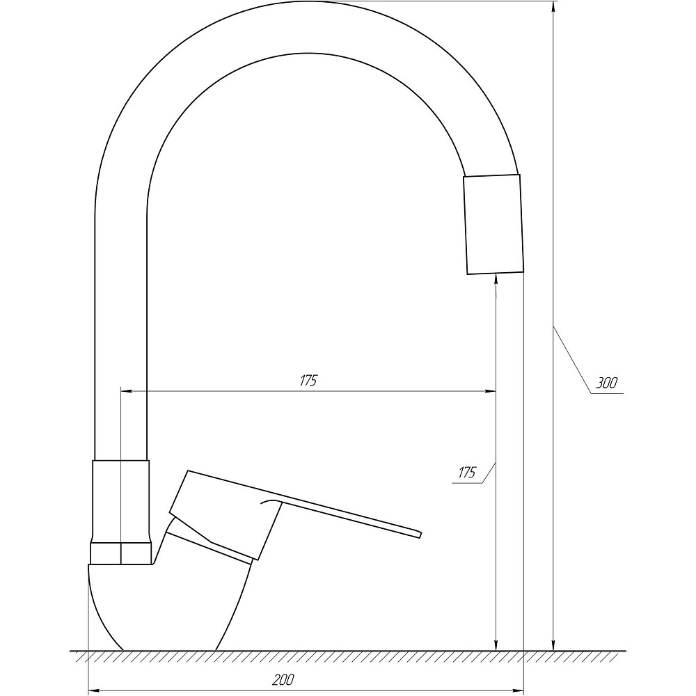 Змішувач для кухні DOMINO BLITZ DBC-203SLR-Black Тернопіль - фото 4
