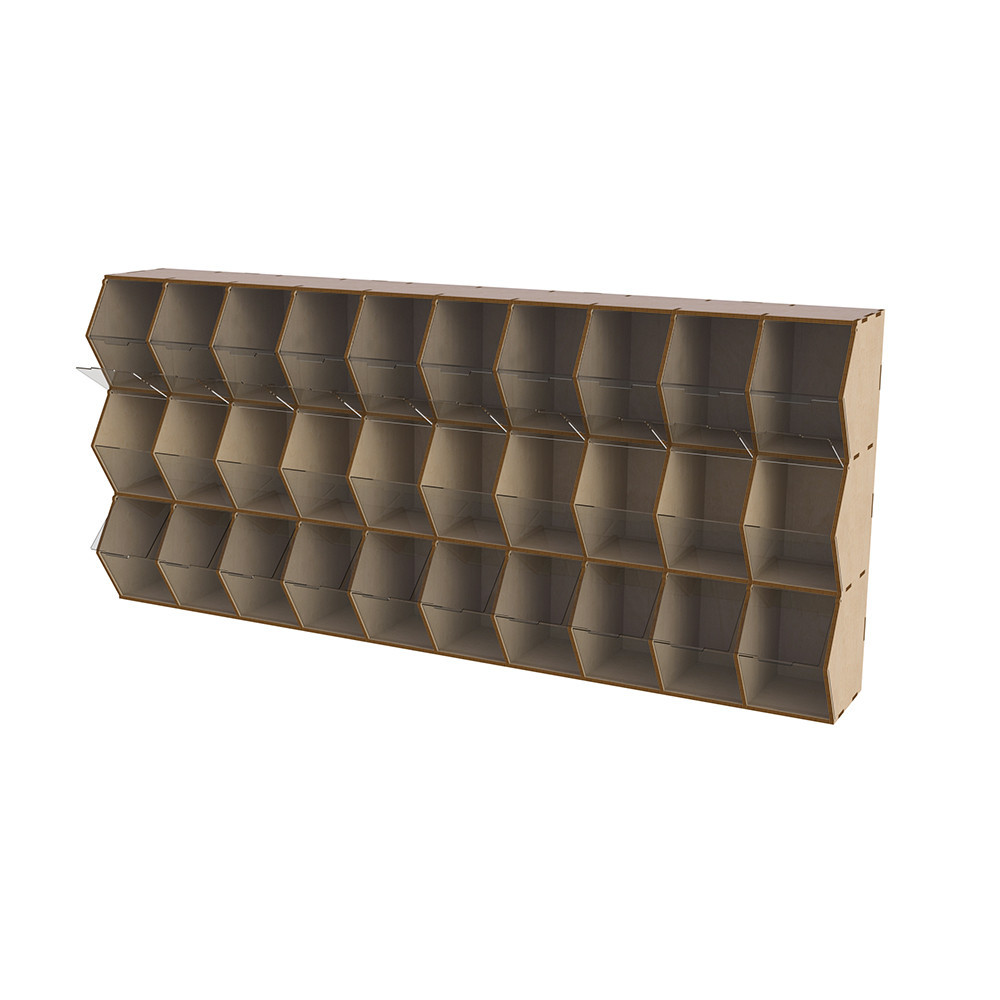 Диспенсер EKOSTAR для конфет, снеков, орехов, крупы на 30 ячеек Киев - изображение 1