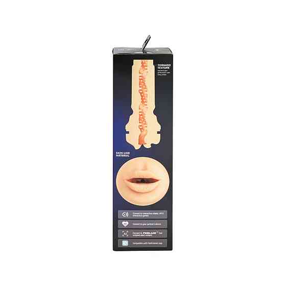 Мастурбатор-ротик Kiiroo Feel Mouth с всасывающей интерактивной насадкой PowerBlow Combo Set Sex Aura Киев