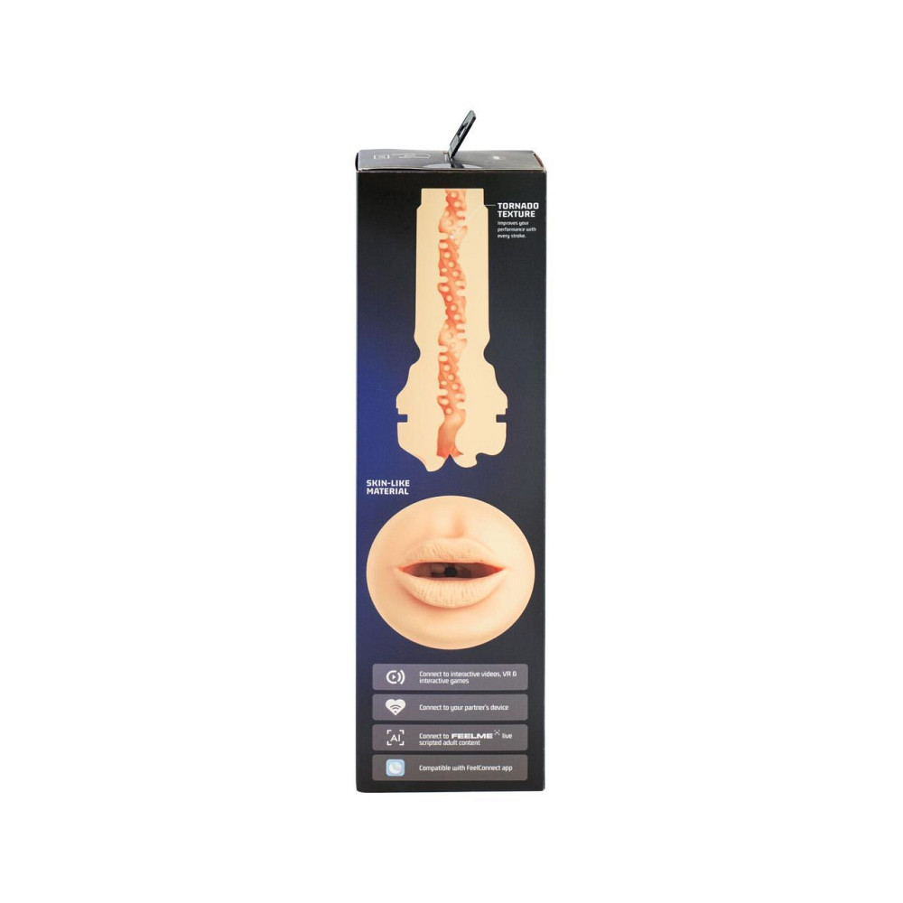 Мастурбатор-ротик Kiiroo Feel Mouth с всасывающей интерактивной насадкой PowerBlow Combo Set Sex Aura Киев - изображение 3