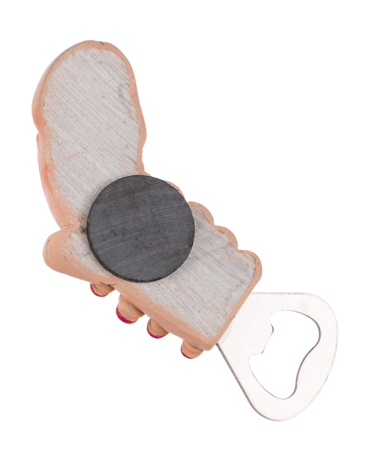 Відкривачка Bottle Opener Willy With Hand, 13 см Sex Aura Київ - фото 3