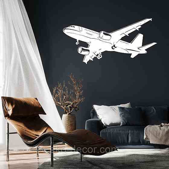 Декоративное настенное Панно «Самолет», Декор на стену Киев