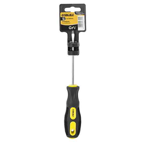Отвертка SL4.0×100 мм CrV SIGMA (4006321) Ровно
