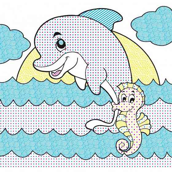 Водні розмальовки Чарівна розмальовка Морські пригоди 757166, 4 зображення Вінниця