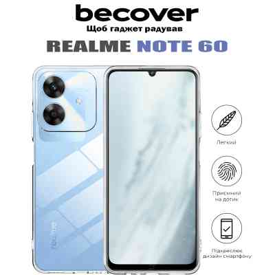 Чехол для мобильного телефона BeCover Realme Note 60 Transparancy (713014) Винница