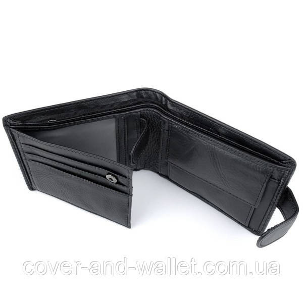 Чоловічий гаманець з натуральної шкіри з відділенням для авто документів Horton 538 Київ - фото 5
