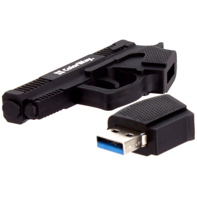 USB флеш накопитель ColorWay Pistol 32 GB 3.0 Black (CW-USBPL32) Винница - изображение 6