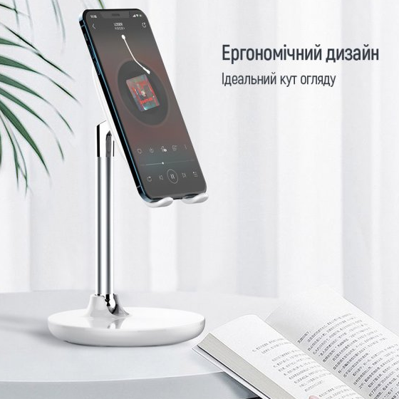 Тримач автомобільний для мобільного ColorWay CW-SH013-WT білий Житомир - изображение 10