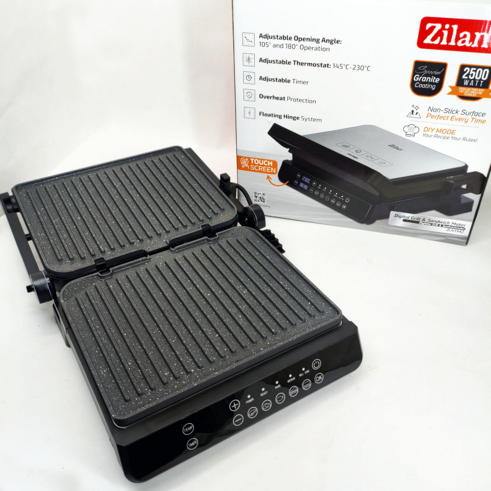 Притискний гриль для булочок і сендвічів, Притискний домашній гриль Якісний LZ-52 Львів - фото 11