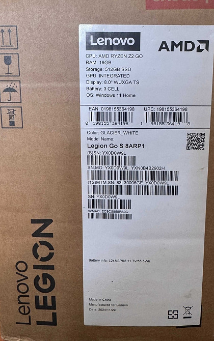 Ігрова приставка портативна Lenovo Legion Go S 16Gb/512Gb. Харьков - изображение 2