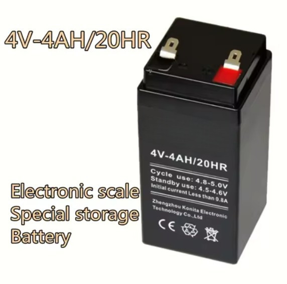 Свинцово-кислотный аккумулятор MX-001 4В 4Ач 20HR (4 на 4) для детских машинок, ИБП, фонарей Одесса - изображение 1