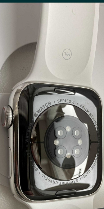 Смарт-Часи: Apple Watch 6, 44 mm. Silver Stainless Steel. Київ - фото 5