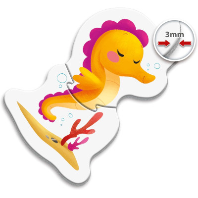 Пазл Clementoni 4 в 1 Sea Life, серия My First Puzzles (20835) Винница - изображение 4