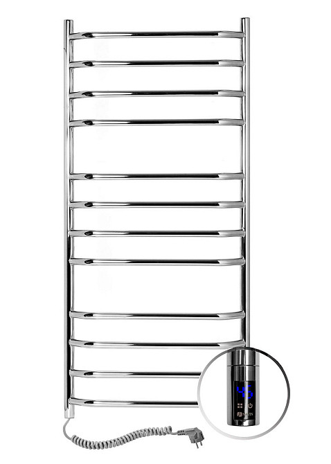 Полотенцесушитель электрический Navin Блюз 480х1200 Sensor левый с таймером 10-006133-4812 Киев - изображение 1