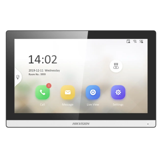 7" IP WiFi відеодомофон з пам'яттю Hikvision DS-KH6350-WТE1 Київ