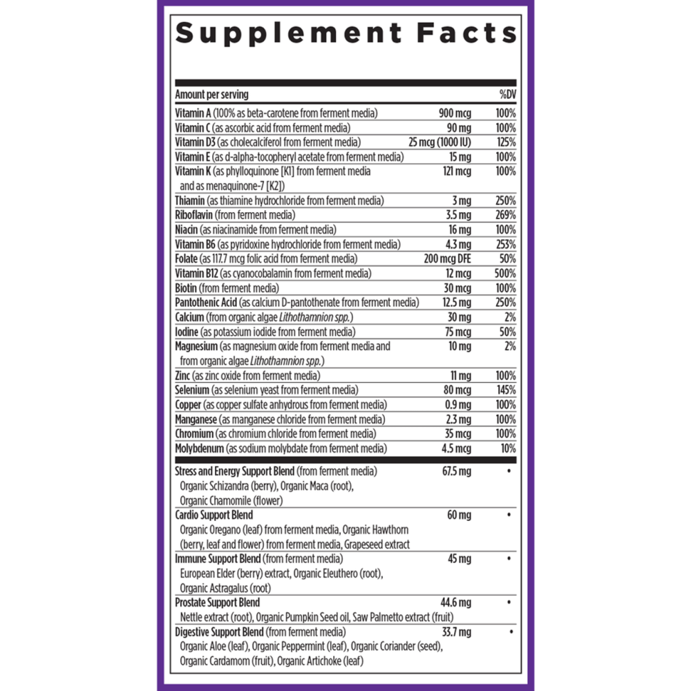 Вітаміни для чоловіків New Chapter Men's Advanced Multivitamin 48 таб Київ - фото 2