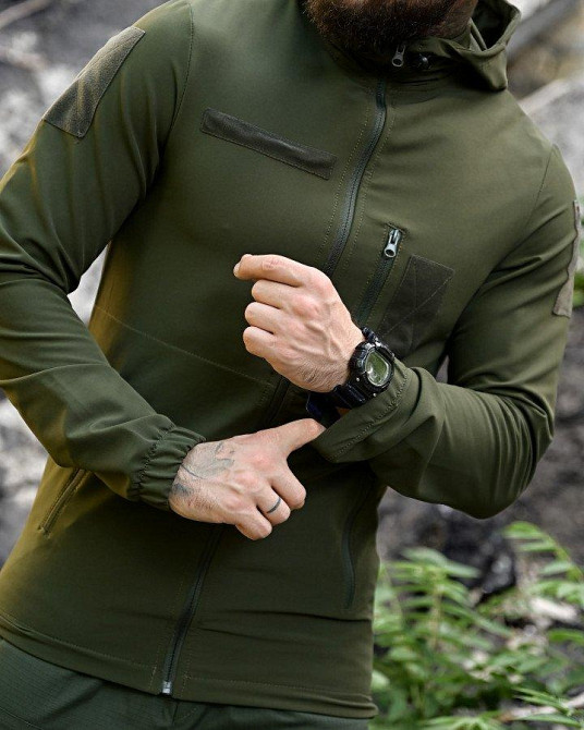 Облегченная тактическая куртка Cambodia олива ДЛ6232 Одесса - изображение 3