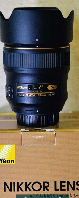 Объектив: NIKON AF-S Nikkor 35mm. F/1.4 G. Киев - изображение 2